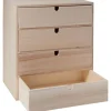VBS Schubladenbox mit 4 Schubladen