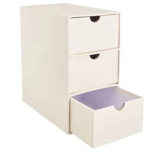 VBS Schubladenbox 3-schübig
