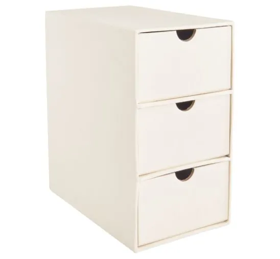 VBS Schubladenbox 3-schübig