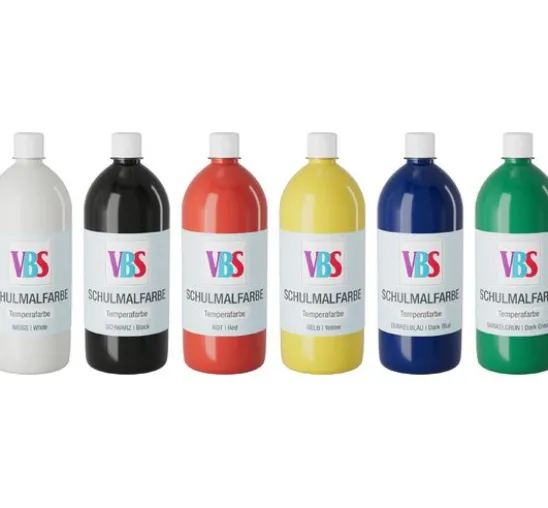 VBS Schulmalfarbe, 6er-Set