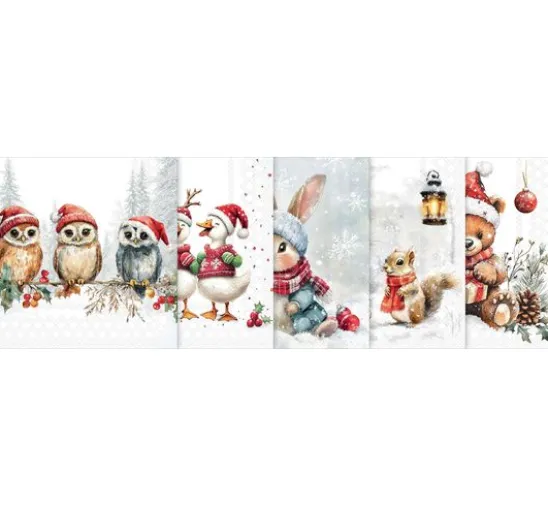 VBS Servietten-Set "Christmas Buddies"
