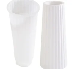 VBS Silikon-Gießform "Vase gestreift"