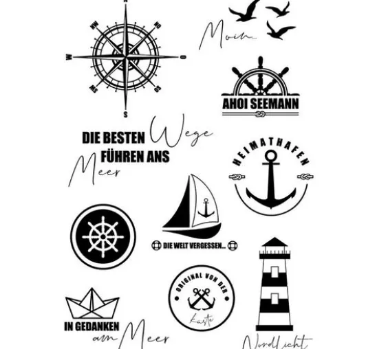 VBS Silikonstempel "Am Meer"