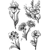 VBS Silikonstempel "Blumen"