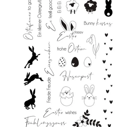 VBS Silikonstempel "Happy Easter"