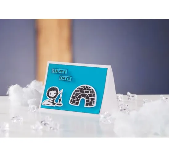 VBS Silikonstempel "Polarwelt"