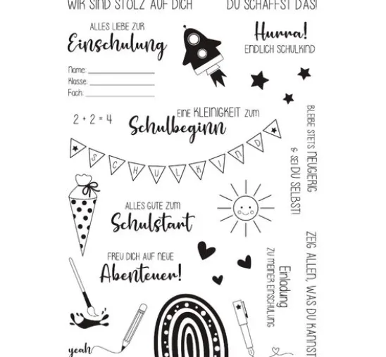 VBS Silikonstempel "Schulanfang"