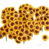 VBS Sonnenblume aus Papier mit Draht