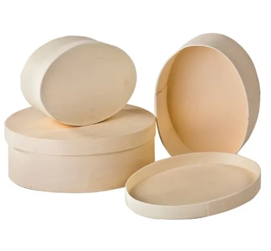 VBS Spanschachteln "Oval", 3er-Set