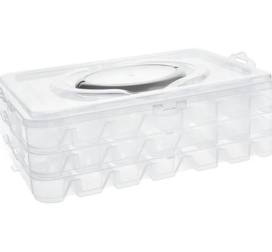 VBS Stapel-Sortierbox mit 3 x 21 Fächern