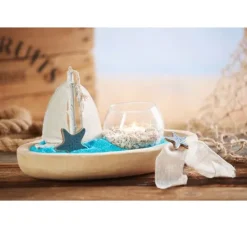 VBS Teelichtglas "Bowl", Ø 6,7 cm, 4 Stück