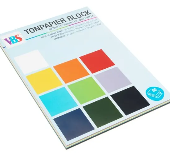 VBS Tonpapier-Block "Basic"