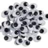 VBS Wackelaugen zum Aufkleben "Oval", 10 mm, 50 Stück