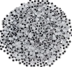 VBS Wackelaugen zum Aufkleben "Rund", 10 mm, 2.000 Stück