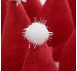 VBS Weihnachtsmützen für 5 cm Kopfdurchmesser, 24 Stück