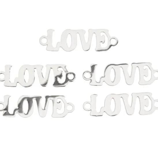 Verbinder "Love", 5 Stück
