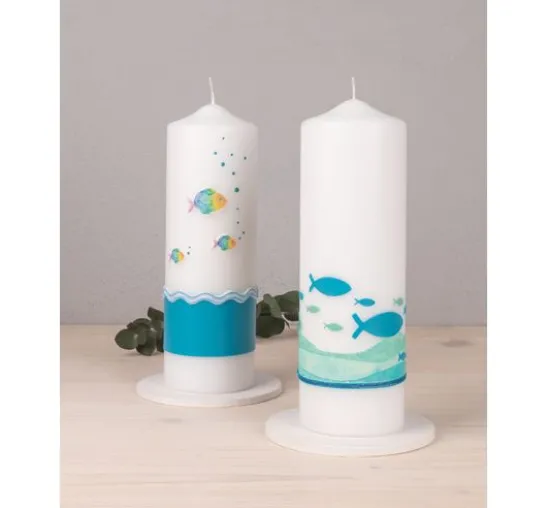 Verzierwachsplatte "Wellen"