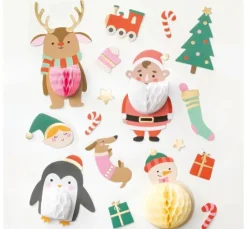 Wabenball Sticker "Christmas"