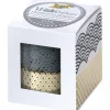 Washi-Dekor "Grau/Gold"