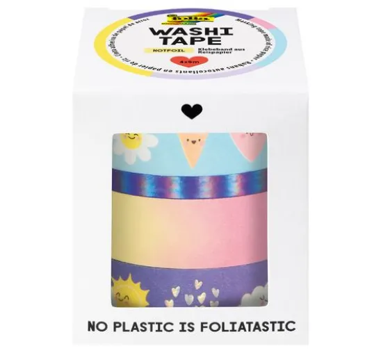 Washi Tape Set "Hot Foil Sunnyside"