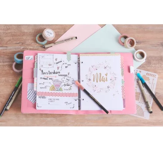 Washi Tape Set "Mint/Gold Foil"