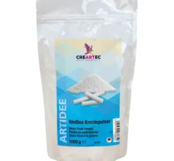 Weißes Kreidepulver