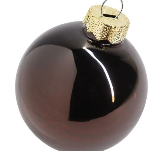 Weihnachtskugeln aus Glas, Ø 6cm