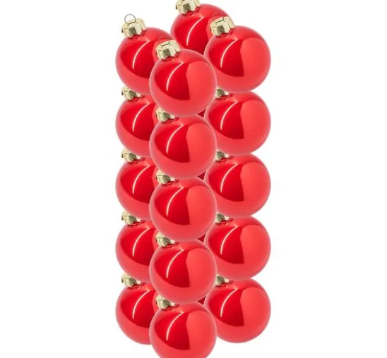 Weihnachtskugeln aus Glas, Ø 6cm