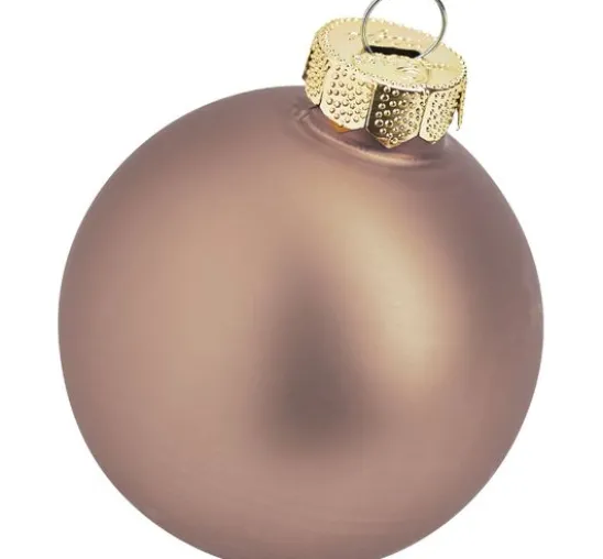 Weihnachtskugeln aus Glas, Ø 6cm