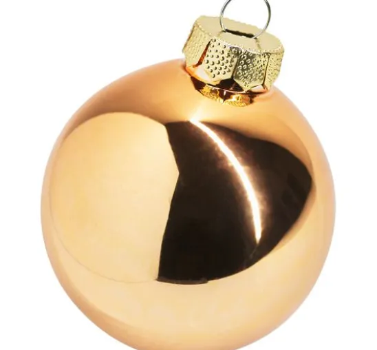 Weihnachtskugeln aus Glas, Ø 6cm