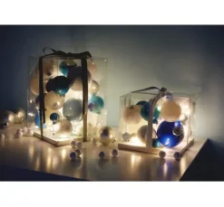Weihnachtskugeln aus Kunststoff, 12 Stück