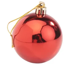 Weihnachtskugeln aus Kunststoff, 18 Stück