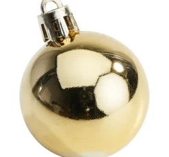 Weihnachtskugeln aus Kunststoff, 10 Stück, Ø 4,4 cm