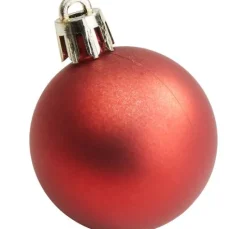 Weihnachtskugeln aus Kunststoff, 10 Stück, Ø 4,4 cm