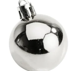 Weihnachtskugeln aus Kunststoff, 10 Stück, Ø 4,4 cm