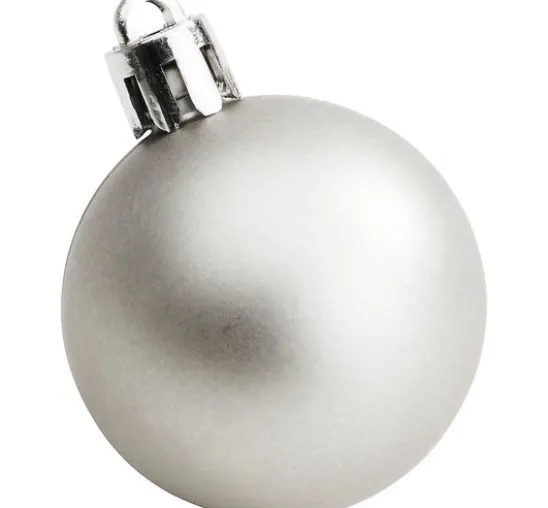Weihnachtskugeln aus Kunststoff, 10 Stück, Ø 4,4 cm