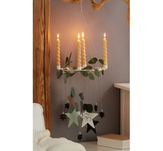 Weihnachtssterne aus Kunststoff