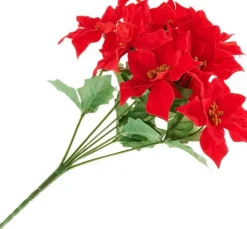 Weihnachtsstern-Pick mit 9 Blüten