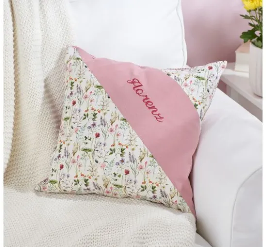 Westfalenstoffe Webstoff Uni "Melange Beige-Rose"