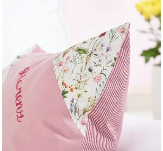 Westfalenstoffe Webstoff Uni "Melange Beige-Rose"