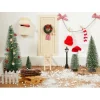 Wichtel-Set "Beleuchteter Weihnachtsbaum & Tannenkranz"