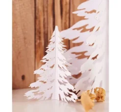 Winterliche Papierszenerie