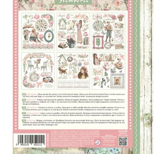 XL Rub On Sortiment "House of Roses"