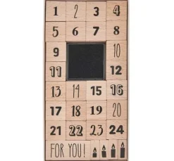 XL Stempel-Set "Adventszahlen"