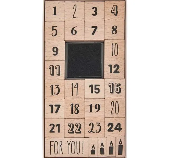 XL Stempel-Set "Adventszahlen"