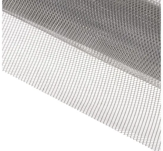 Ziehgitter, 2x4mm, 40x100cm, alufarben