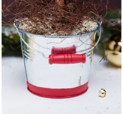 Zink Topf mit Henkel