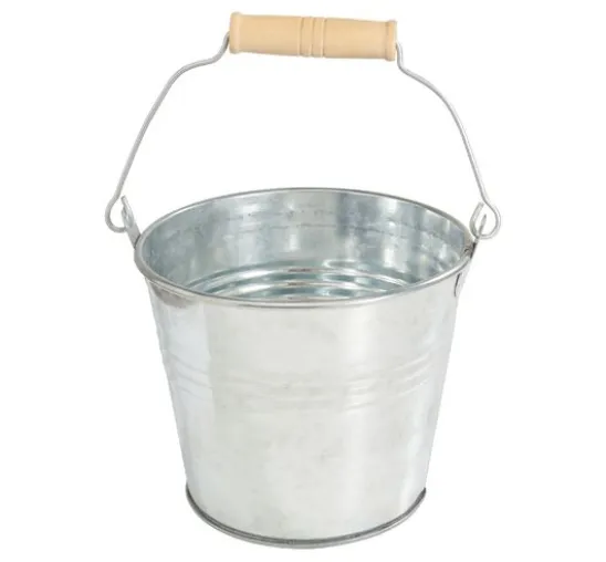 Zink Topf mit Henkel
