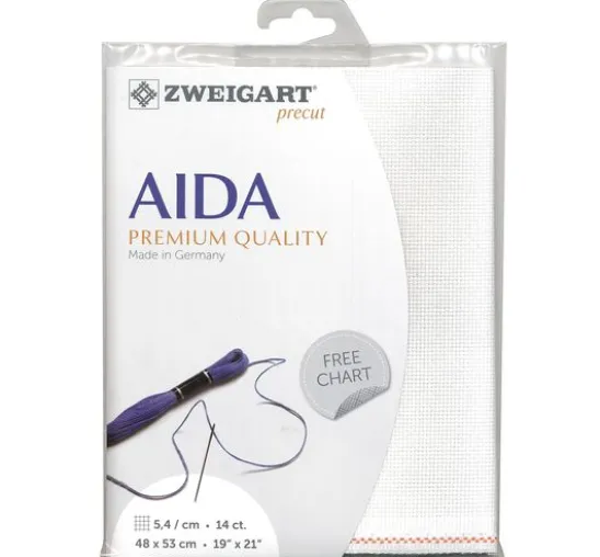 Zweigart Stern-Aida, Precut 48 x 53 cm
